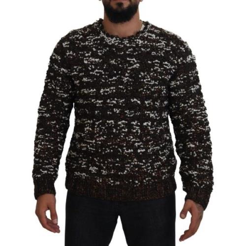 Sweater D&amp;G veelkleurige gebreide trui voor heren