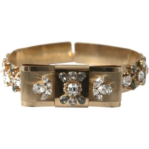 Riem D&amp;G Crystal verfraaid Toon taille riem