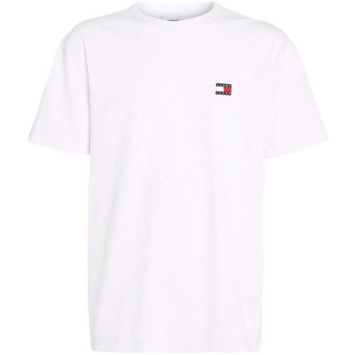 T-shirt Tommy Jeans Badge Crew T-Shirt White