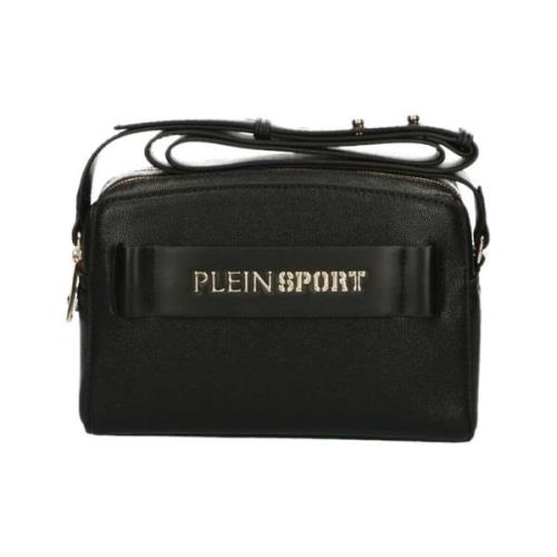 Handtas Philipp Plein Sport Crossbodytas met logo en dubbele ritssluit...