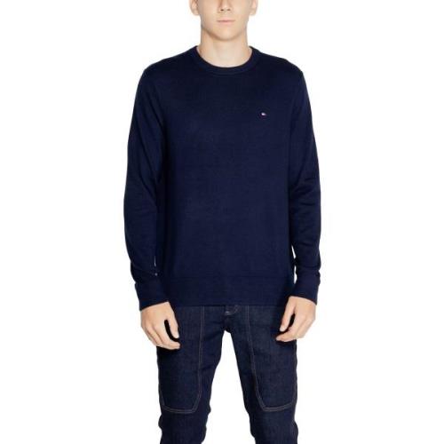 Skinny Jeans Tommy Hilfiger Blauw bedrukt breigoed met lange mouwen en...