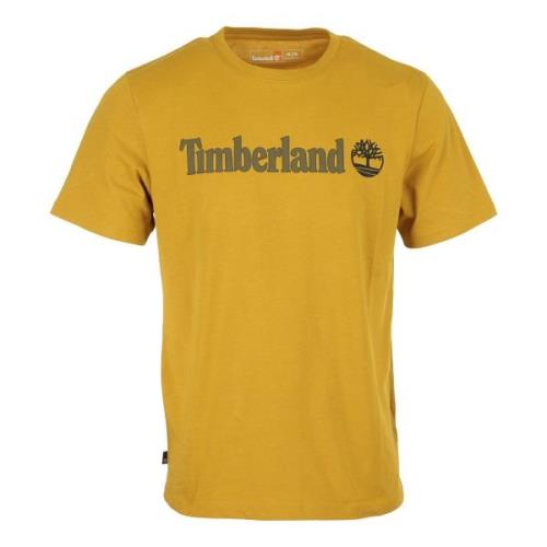 T-shirt Korte Mouw Timberland Linear Logo Short Sleeve