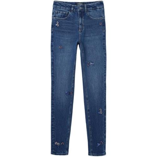 Jeans Desigual Meisjes Geborduurde Skinny Jeans