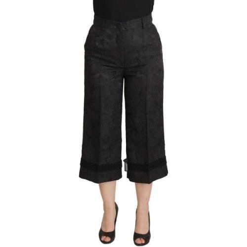 Broek D&amp;G Prachtige brokaat cropped broek