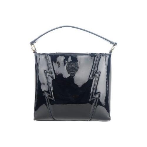 Handtas Philipp Plein Sport Lakleren crossbodytas met verstelbare riem