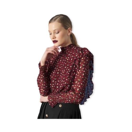 Blouse Minueto Top Agnes - Burgundy