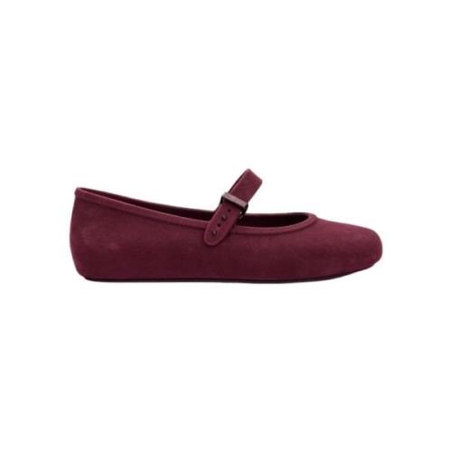 Ballerina's Melissa Soft Ballerina Velvet Fem - Red