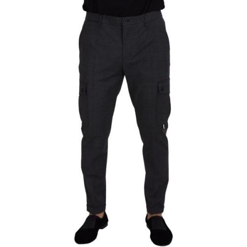 Broek D&amp;G Heren Slim Fit Cargo Broek - Grijs