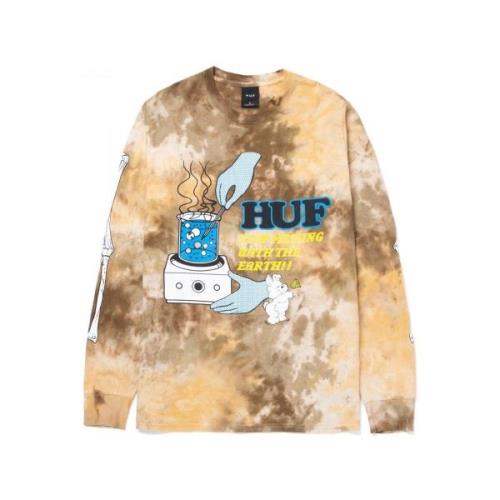 T-shirt Huf T-shirt mess tiedye ls