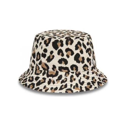 Hoed New-Era Wmns leopard bucket newera