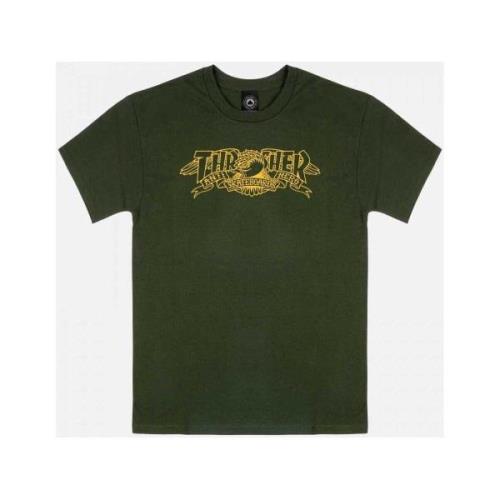 T-shirt Thrasher T-shirt mag banner