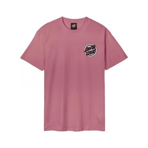 T-shirt Santa Cruz Dressen rose crew one