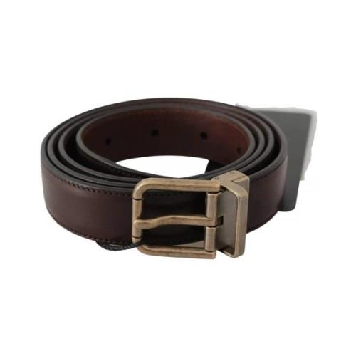 Riem D&amp;G Leren gouden riem met gesp