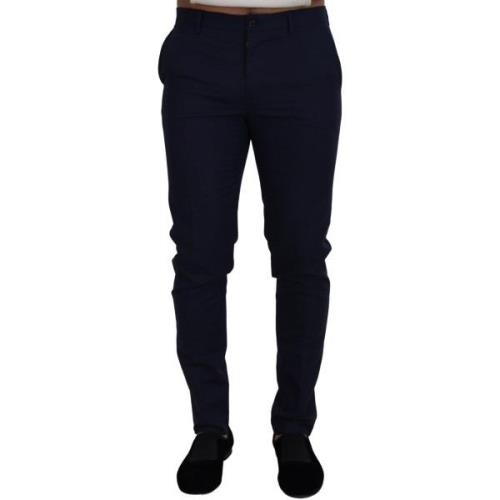 Broek D&amp;G Slim Fit Katoenen Broek - Navy