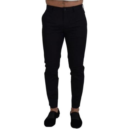 Broek D&amp;G Classic Fit Broek in Zwart