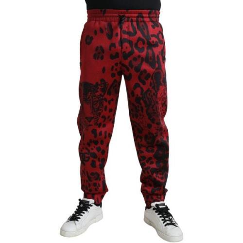 Broek D&amp;G Joggingbroek met luipaardprint voor heren