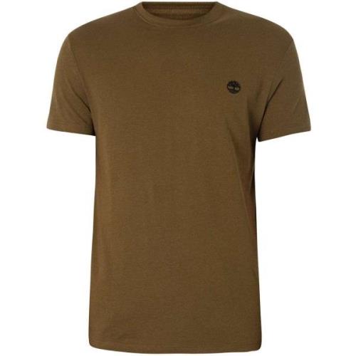 T-shirt Korte Mouw Timberland Slank T-Shirt Met Logo