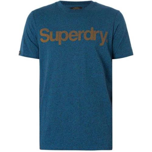 T-shirt Korte Mouw Superdry Klassiek Core Logo T-shirt