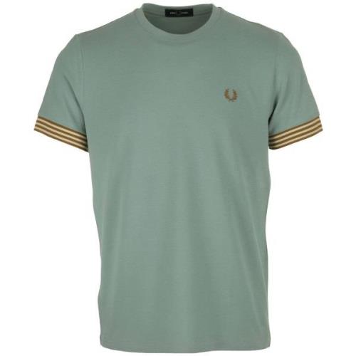 T-shirt Korte Mouw Fred Perry Stripped Cuff