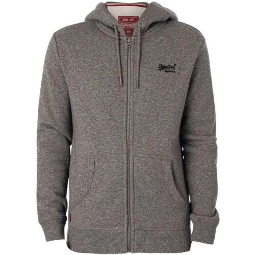 Sweater Superdry Essentiële hoodie met logorits