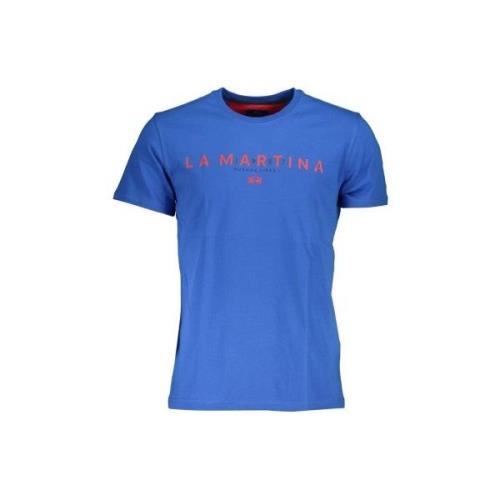 T-shirt La Martina Bedrukte katoenen T-shirt met ronde hals