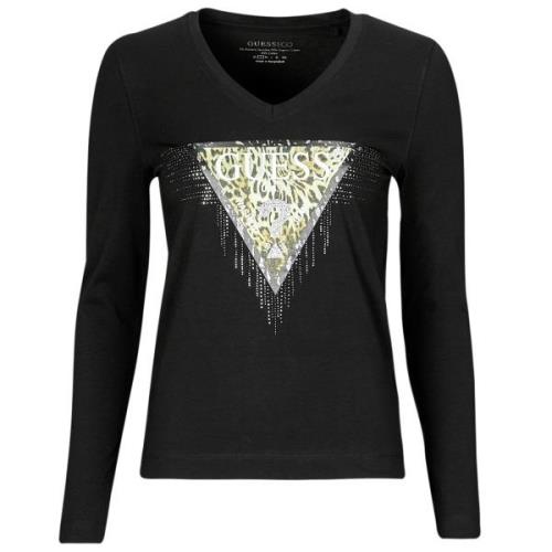 T-Shirt Lange Mouw Guess LS VN TRIANGLE TIGER TEE