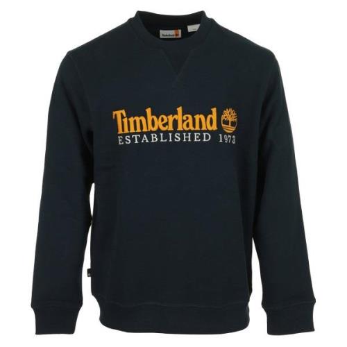 Trui Timberland Logo Brush Back Crew Neck