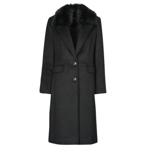 Mantel Guess NANCY FIT COAT FAUX FUR COLLAR