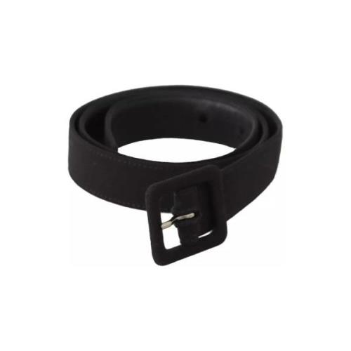 Riem D&amp;G Lederen logo taille gesp riem