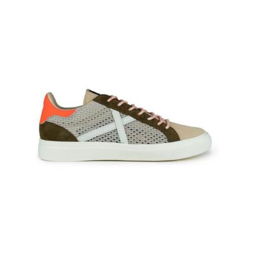 Sneakers Munich Rete 8080090 Kaki/Naranja