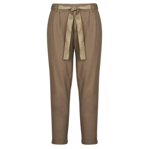 Chino Broek Only ONLRITA LOOSE CHECK LYREX BELT PANT TLR