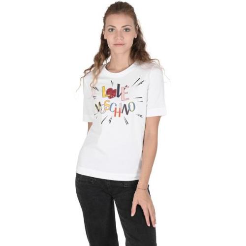 T-shirt Love Moschino Katoenen T-shirt