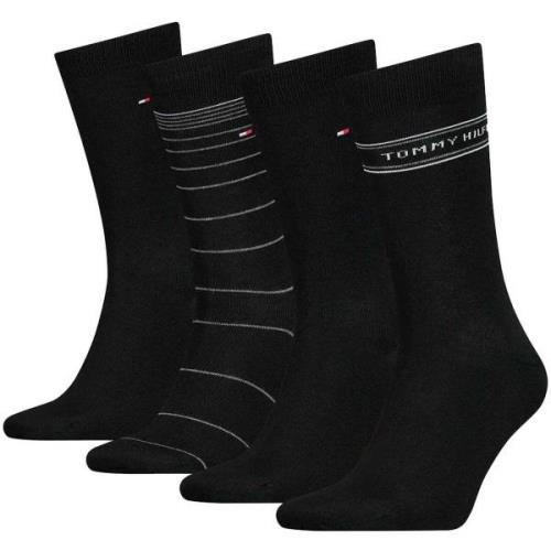 Sokken Tommy Hilfiger Four Pack Socks Gift Tin Set Black