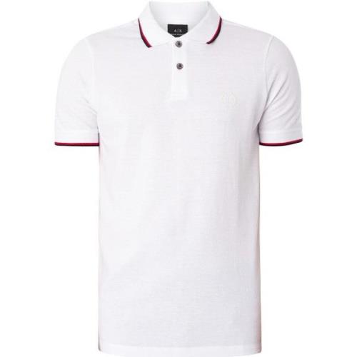 Polo Shirt Korte Mouw EAX Poloshirt met getipt logo