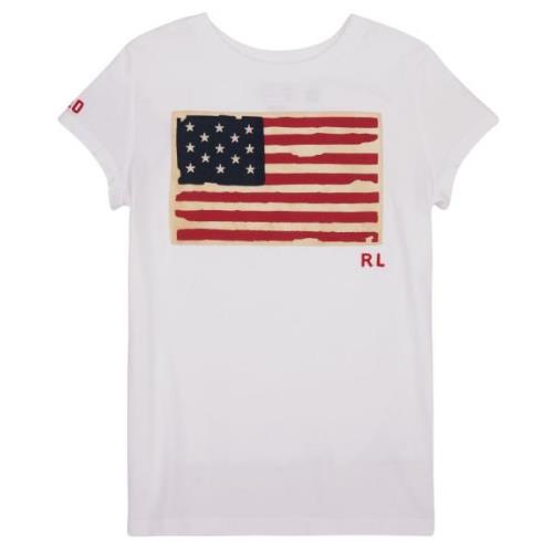 T-shirt Korte Mouw Polo Ralph Lauren SS FLAG TEE-KNIT SHIRTS-T-SHIRT