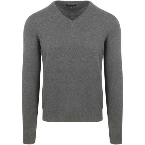 Sweater Suitable Respect Vinir Pullover Melange Antraciet