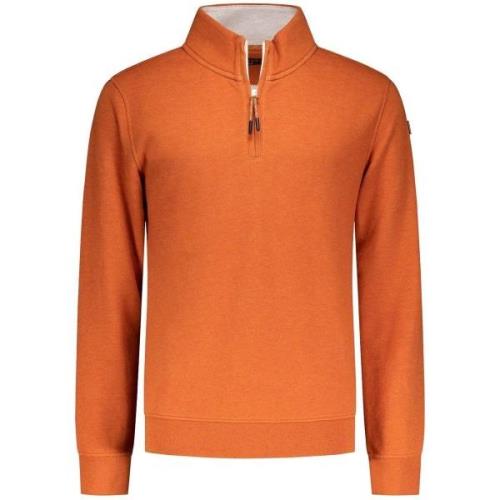 Sweater New Zealand Auckland NZA Half Zip Trui Samuel Oranje