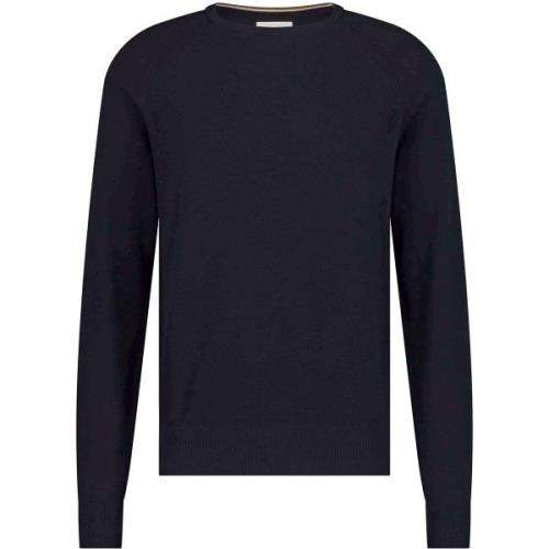 Sweater State Of Art Trui Structure Contrast Navy