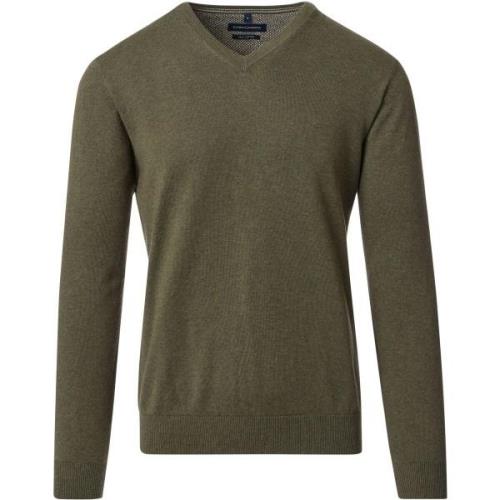 Sweater Casa Moda Pullover Olijfgroen