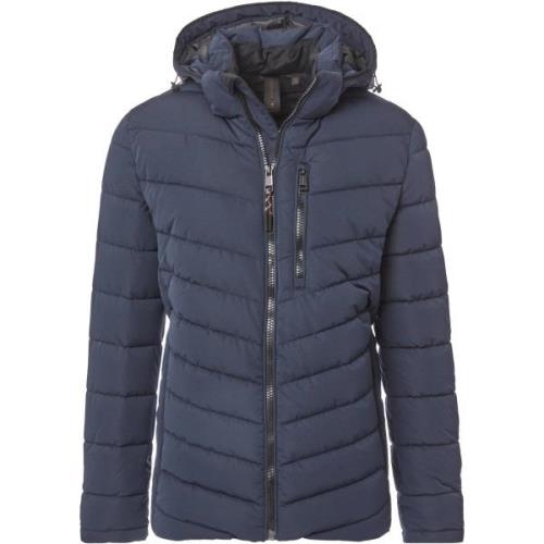 Trainingsjack Casa Moda Jas Hooded Puffer Navy