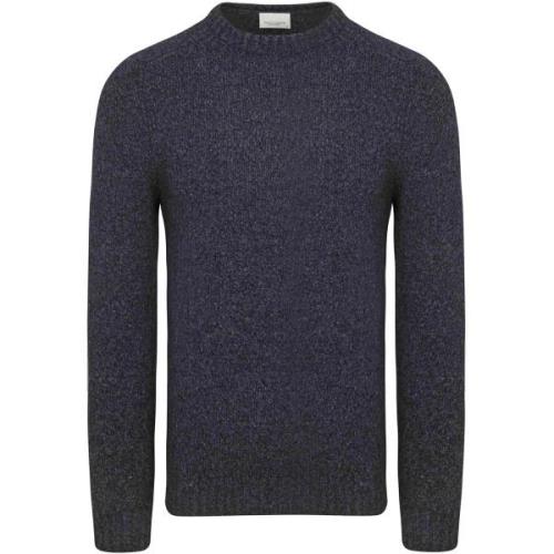 Sweater Profuomo Pullover Boiled Wool Navy