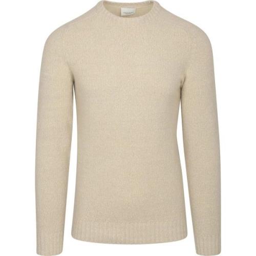 Sweater Profuomo Pullover Boiled Wool Ecru