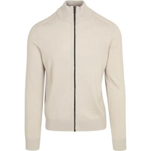 Sweater BOSS Avac Vest Wolblend Greige