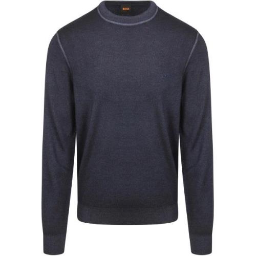 Sweater BOSS Pullover Astefano Wol Navy