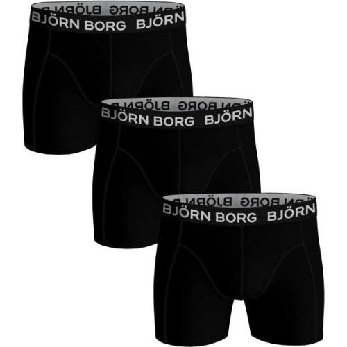 Boxers Björn Borg Boxers Cotton Stretch 3-Pack Zwart