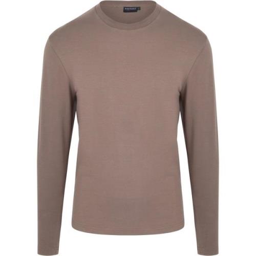 T-shirt Suitable Respect Longsleeve Heavy T-shirt Taupe