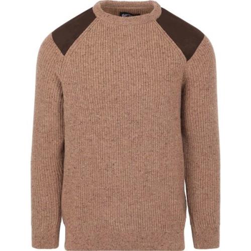 Sweater Barbour Trui Raisthorpe Lamswol Beige