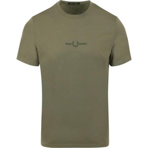 T-shirt Fred Perry T-Shirt M4580 Olijfgroen