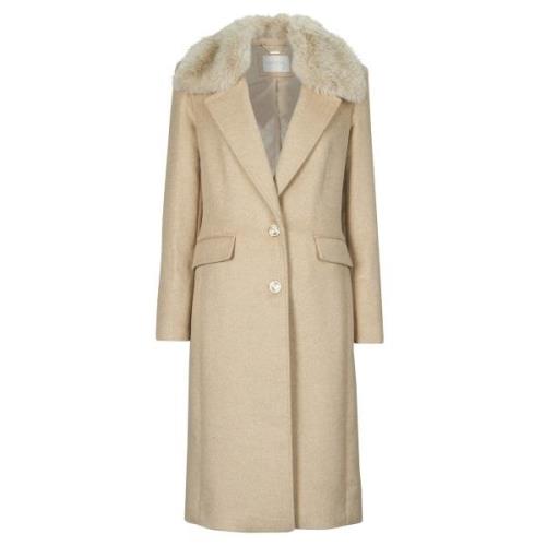 Mantel Guess NANCY FIT COAT FAUX FUR COLLAR