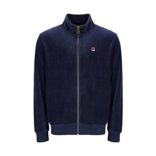 Trainingsjack Fila Marc Velour Track Top Jacket Navy